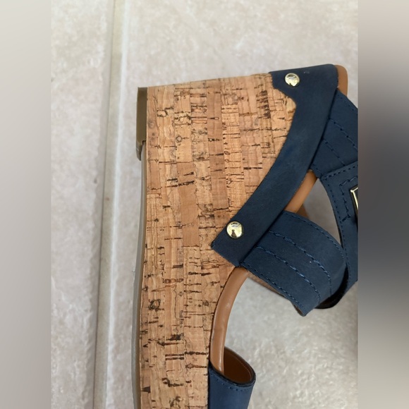 Tommy Hilfiger Mili 2 Cork Wedge Sandals - Size 10 - Picture 9 of 17